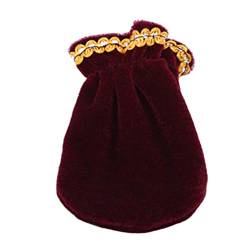 GloryMM Piano Sustain Pedal Cover 3 Pieces Piano Pedal Cover Foot Pad Protectors Sleeves,Jujube red
