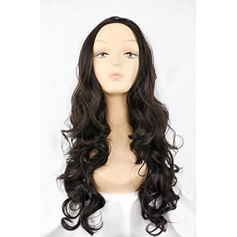 Bombshell 3/4 Half Head Curly Hair Extensions Cover