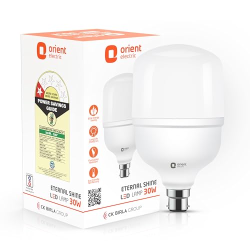 Image of Orient Electric Eternal Shine LED Bulb | 30 Watts | 12 Months Warranty | Cool White (Pack of 1) | 25000 Hours + 180 degree coverage | BIS Certified