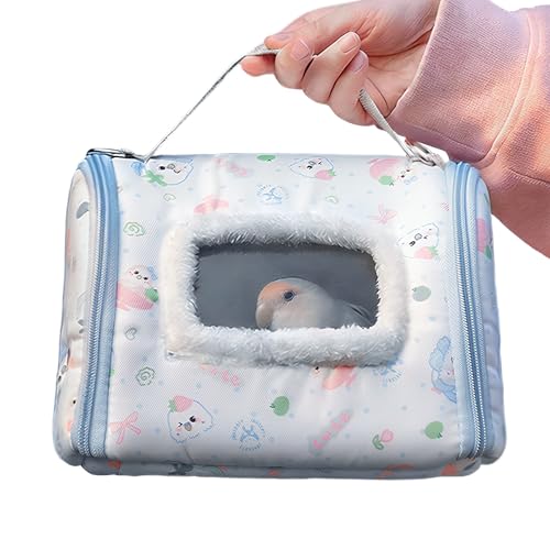 Cage de Transport pour Oiseaux de Voyage - Boîte pour Perroquet avec Fenêtre | Transporteur pour Perroquet,pour La Randonnée Et Le Camping Perruche Conure...