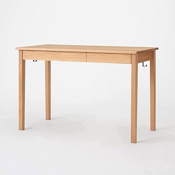 Amazon.co.jp: 無印良品 木製デスク 幅110×奥行55×高さ70cm