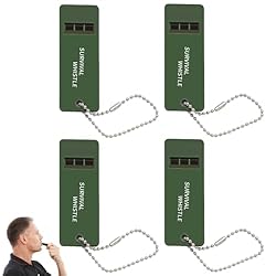 GXGM 4 Piezas Silbato Emergencia, Silbato Superviv...: 【Materiales de alta calidad】Este silbato de emergencia está fabricado en plástico de alta calidad para garantizar su durabilidad y seguridad. 【Qué hay en el paquete】El paquete contiene 4 silbatos de supervivencia al aire libre con cadenas, adecuados ...