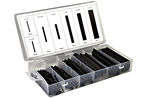 Fil/Tube thermorétractable en sections pour câbles électriques 127 pièces Cover