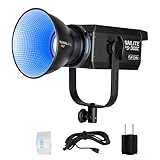NANLITE FS-300C 撮影用ライト フルカラーライト 出力300W 2700-7500K(G/M±150) RGB撮影用ライト RGBライト RGBW 定常光 エフェクト15種類 CRI95 36000色 アプリ操作 ボーエンズマウント LEDスタジオライト ビデオライト スポットライト 補助光 ライブ配信/記念撮影/スタジオ撮影 国内正規品