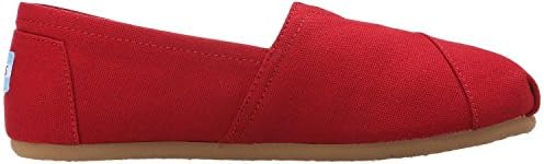 Toms Women's Classic Canvas Red Slip-on Shoe - 5.5 B(M) US | Image 6