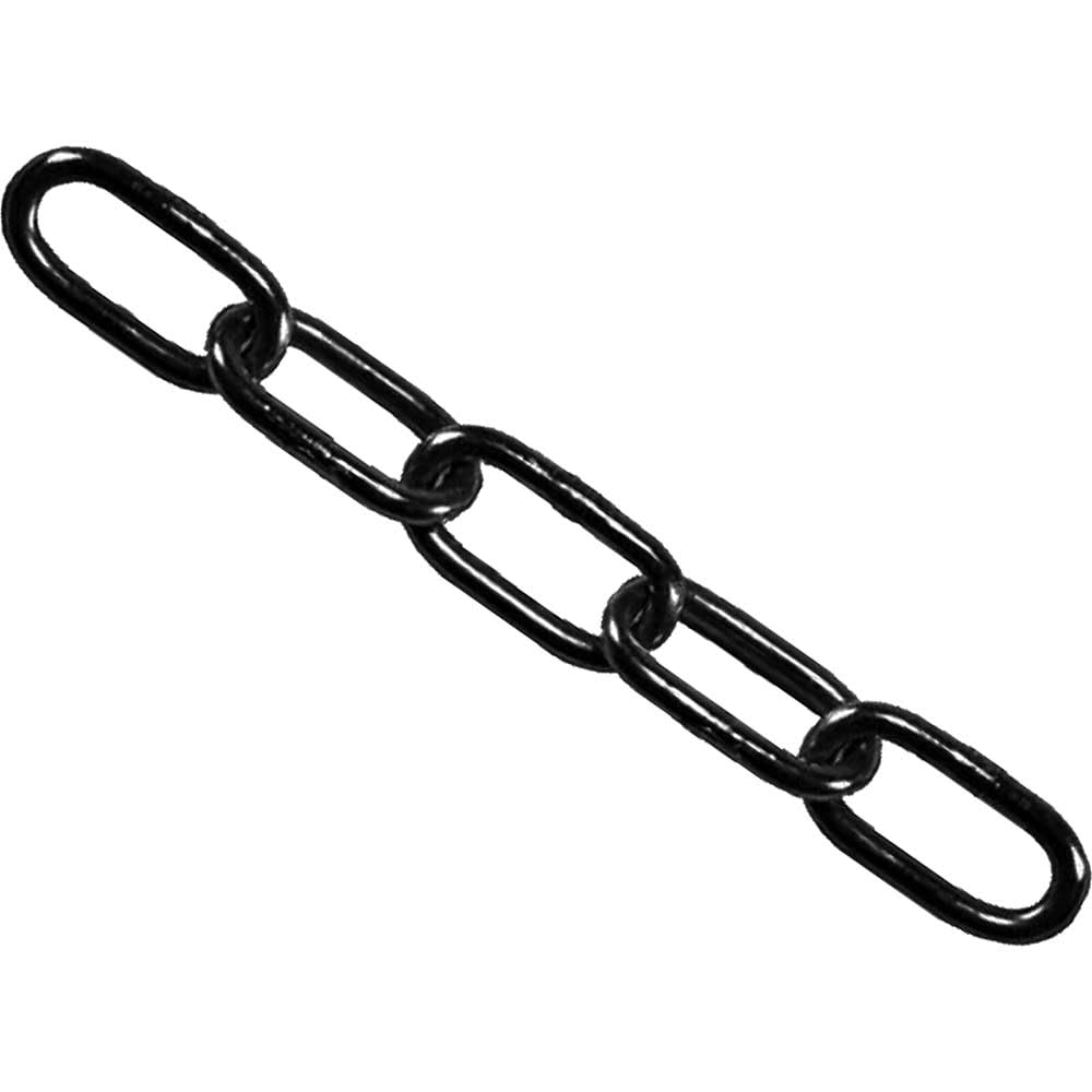 Faithfull Black Japanned Chain 6Mm X 15M Reel - Max. Load 250Kg