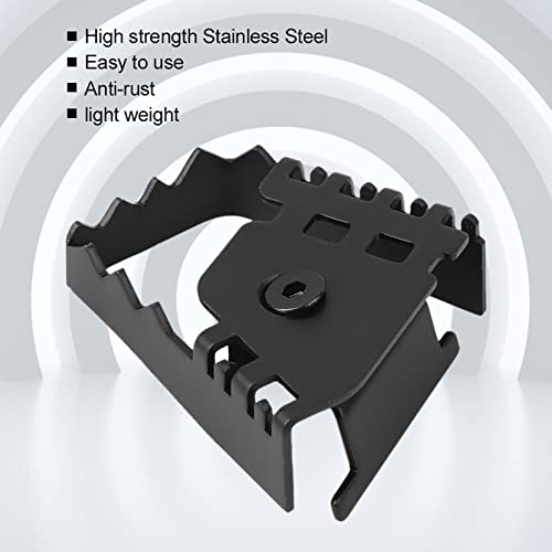 Akozon Bremshebel vergrößern, Motorcycle Fußbremspedal hinten vergrößern Verlängerungskissen Extender Fit für F800GS F700GS(Schwarz)