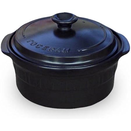 Amazon Ih対応 有田焼 遠赤外線 鍋 4000cc 黒 Tsr 190am B 土鍋 オンライン通販