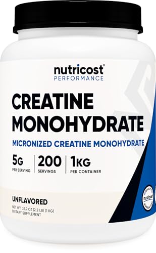 Nutricost Creatine Monohydrate Micronized Powder...