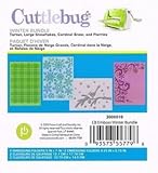 Cuttlebug Winter Bundle Embossing Folder Set Tartan Large Snowflakes Cardinal Snow and Flurries