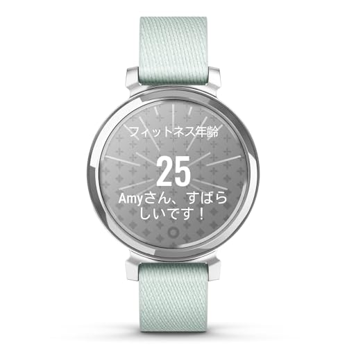 (GARMIN) Lily 2 Classic Sage Gray Nylon/Silver [Suica対応モデル/フル充電で5日間稼働/睡眠分析/ストレス値/BodyBattery/スマートフォンと接続で電話、メール、LINEを通知/生理・妊娠トラッキング] 【日本正規品】 商品画像11