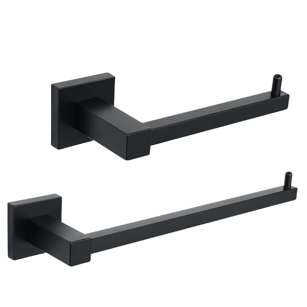 Estante de pared y accesorios de baño negro mate para renovar tu ducha diaria