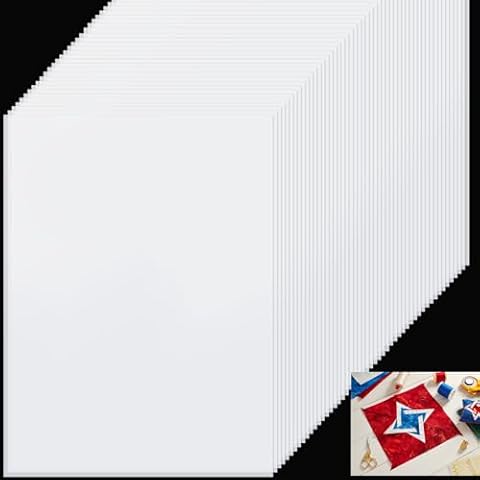 Fuyoooo 100 Pcs Quilter Freezer Paper Sheets Cover