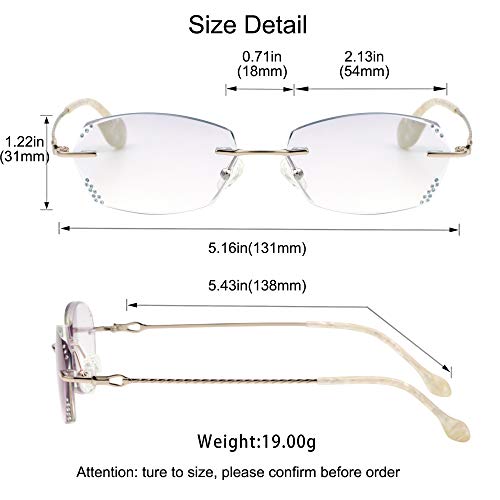 Image of YEIN Blue Light Blocking Glasses, Anti Eyestrain, TV Glasses for Women Men