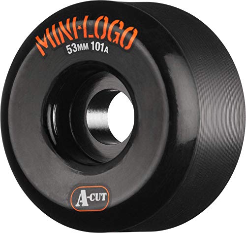 Mini-logo a-cut 53mm x 101a black