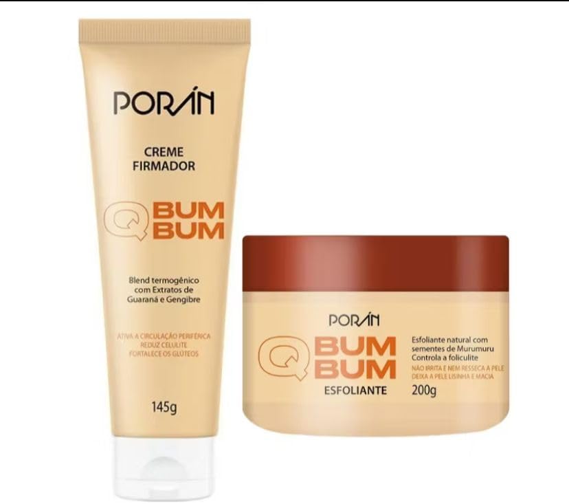 Kit Bumbum Creme Firmador e Esfoliante - Combate celulite, estria...