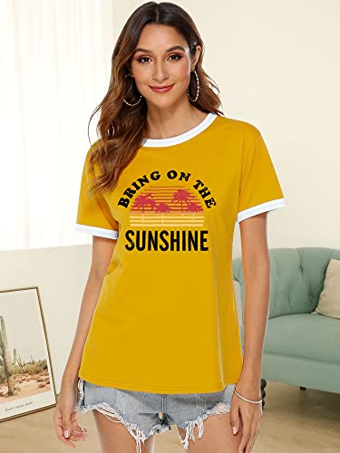 Nlife Bring On The Sunshine Graphic Long Sleeves Tees Blouses for Women Tops Sweaters for Women - Image 4