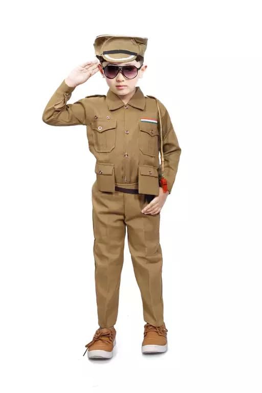 Anush Collections Kids Girls and Boys Cotton Law Enforcement Hero: Childrens Police Officer Uniform Set (B0D1MDQZHB) Amazon Price History, Amazon Price Tracker