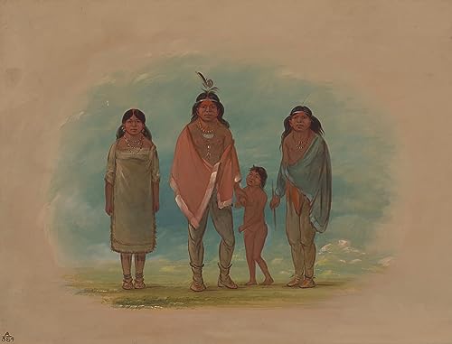 Toile George Catlin grand tableau pour décorer un mur vide