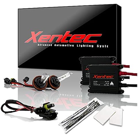 Xentec H11 (H8/H9) 6000K HID Xenon Bulb with 55W EPEDC Slim Ballast Bundle (Ultra White) Cover