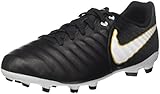 Nike Youth Tiempo Ligeria IV FG Cleats [Black] (3.5)