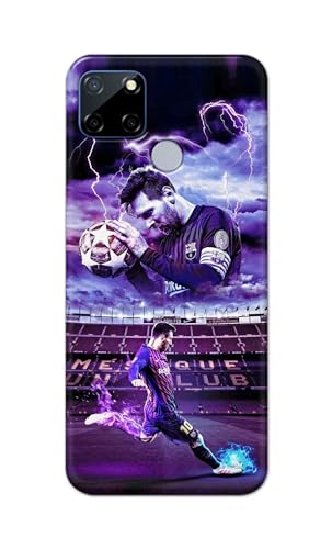 Image of Printed Hard Back Cover Case for Realme C12 Back Cover (Famous Football Player) -1111