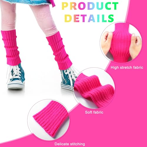 Disfraz Infantil 80s Workout para Niñas miniatura 3