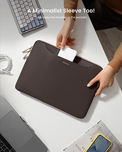 Image of tomtoc 13-16 Inch Laptop Carrying Bag for 13-16-inch MacBook Air /Pro M4 /M3 /M2 /M1, 13-15-inch Surface Pro /Laptop, Copilot+PC