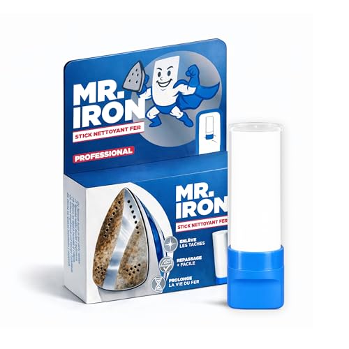Mr. Iron Stick Nettoyant Universel pour Fer à Repasser, Made in Italy. Élimine les Incrustations,...