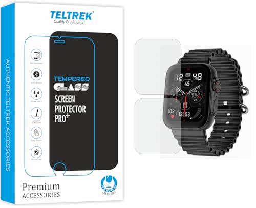 Image of Screen Protector Compatible With Fire Boltt Gladiator Ocean Smartwatch, Full Hydrogel TPU Screen Guard not a Tempered Glass (Pack of 2)