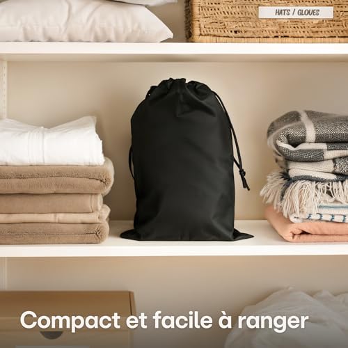 Praknu Boudin de Porte Isolant 70-100 cm Beige – Bas de Porte Anti Froid – vue 7