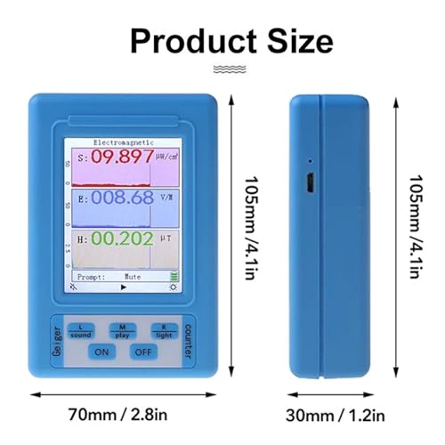 Detector EMF portátil XR-2 monitor dosímetro de radiación miniatura 6