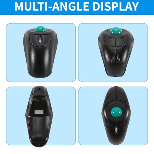 Ratón de mano inalámbrico con trackball óptico ideal para controlar tu PC desde el sofá 4