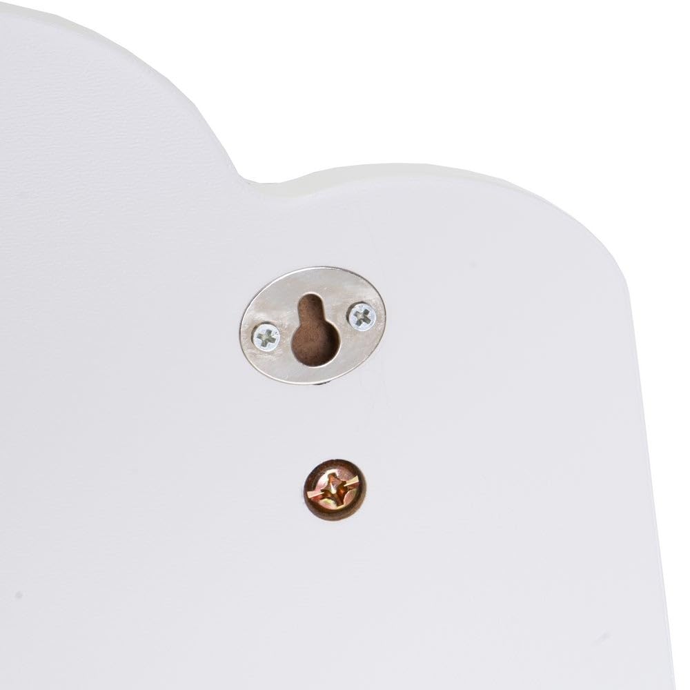 LOLAhome Appendiabiti da parete per bambini design nuvola bianco 48 cm 4 ganci