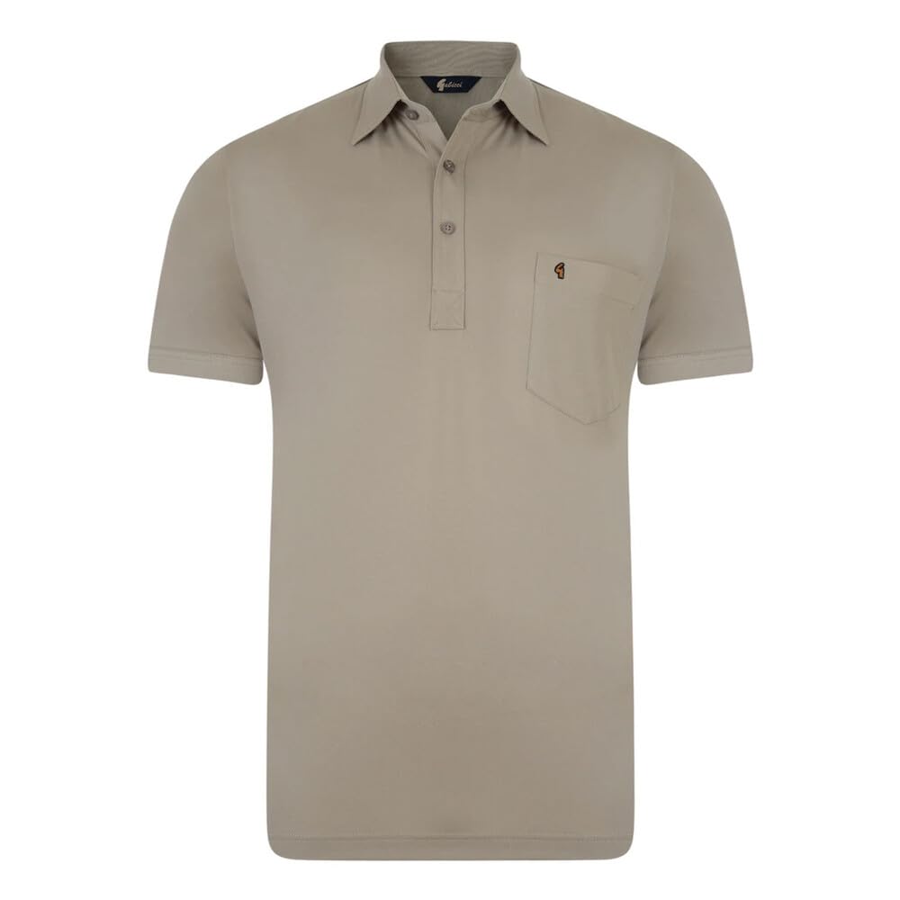 Gabicci Men's G00z05 Polo Shirt Classic - Stone - 2XL