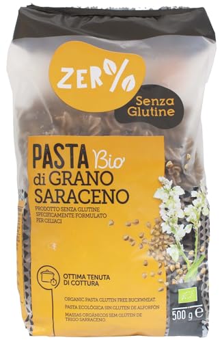 Zer%glutine Fusilli di Grano Saraceno Bio - pasta senza glutine - pasta grano saraceno di prima qualità - 500 g