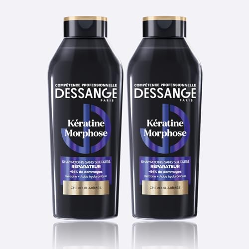 DESSANGE - Shampoing Sans Sulfates Réparateur Kératine Morphose - Formule