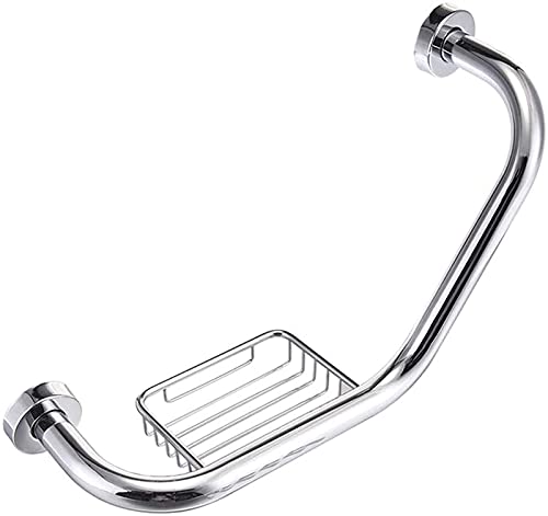 Barre de sécurité douche et poignée de support anti-slip chrome - 2