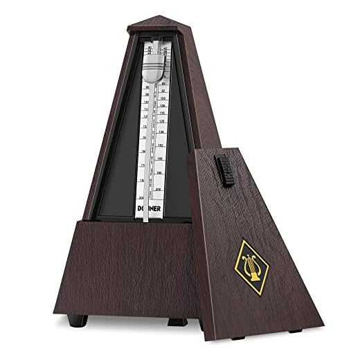 Donner DPM-1 Metrónomo Mecánico para Piano/Violín/Guitarra/Bajos e Instrumentos de Viento