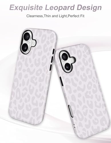 Coque iPhone 17 MagSafe antichoc imprimé guépard léopard esthétique - 3