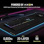 Corsair K70 RGB PRO Mechanical Wired Gaming Keyboard – Cherry MX Brown Tactile Switches – 8,000hz Hyper-Polling – PBT Double-Shot Keycaps – iCUE Compatible – PC, Mac, Xbox – QWERTY NA – Black - Image 4