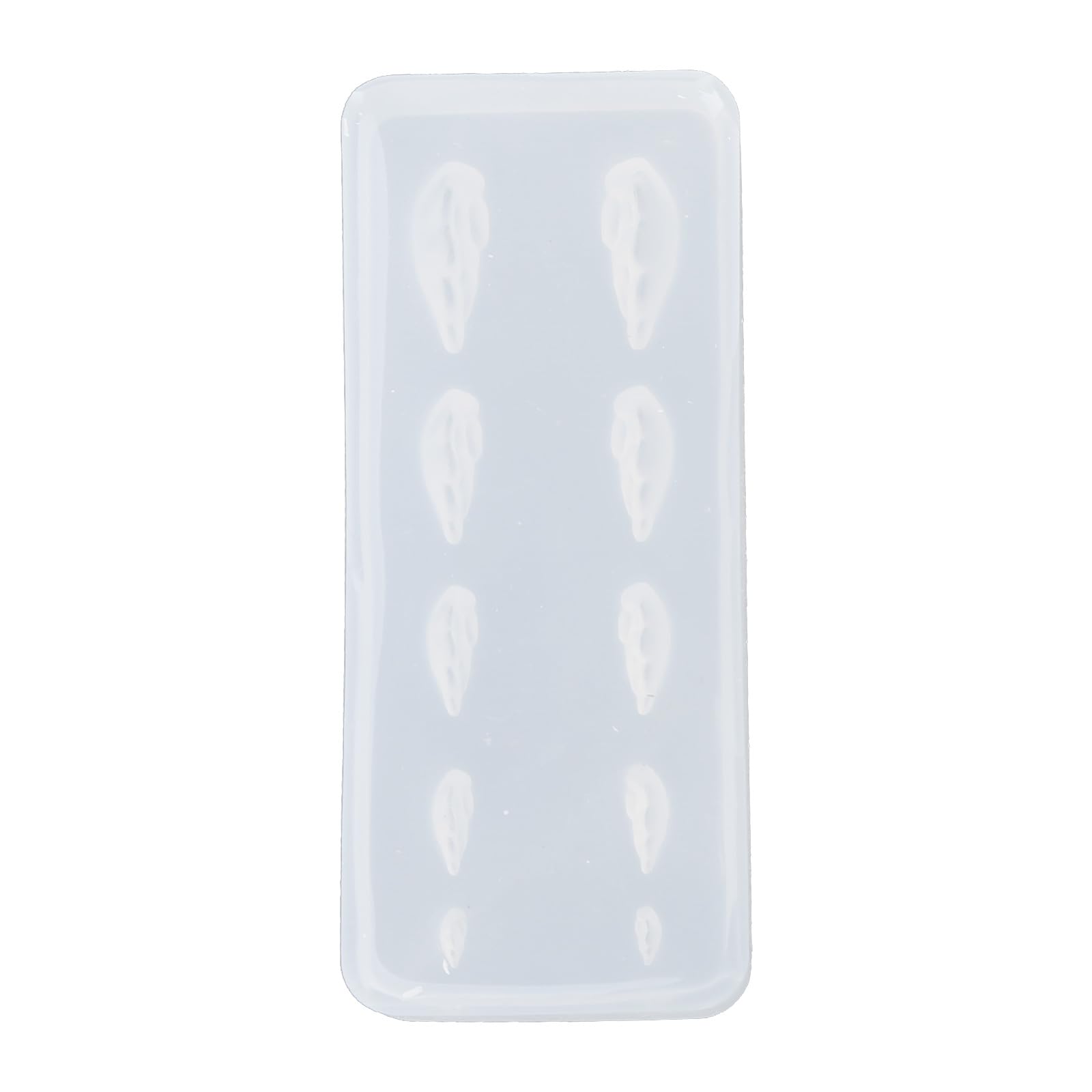 NEWFT 3D Clay Molds Ear Clay Molds Epoxy Resin for Ear Epoxy Resing Casting Jewellery Making Craft Silicone Mold