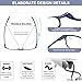 AQWANO Durable Flexible TR90 Reading Glasses - Lightweight Readers Computer Blue Light Blocking Anti Glare Filter UV Protect for Women Men, 2.0