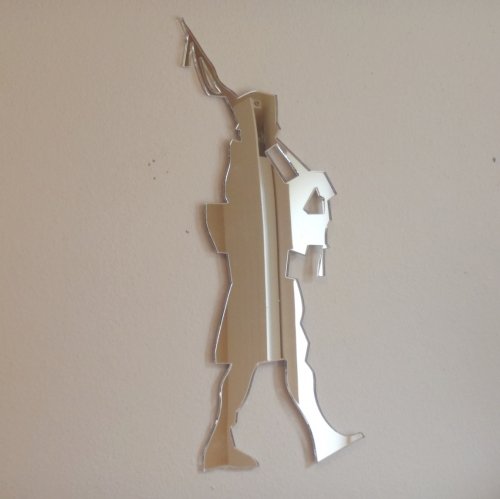 Super Cool Creations Bagpipe Player Mirror - 20cm x 9cm