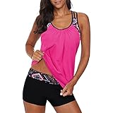 callmo Badeanzug Damen,Blumen-Bikinis-Anzug Mutterschaft Schwangere Bedruckte Tankinis Badeanzug Damen Bademode Umstandsbademode Damen Sandalen 45