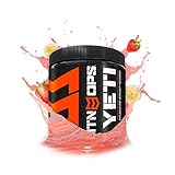 MTN OPS Yeti Monster Pre-Workout Powder Energy Drink, 30-Serving Tub, Strawberry Banana