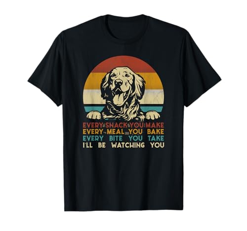 Every snack you make Golden Retriever dog breed retro T-Shirt