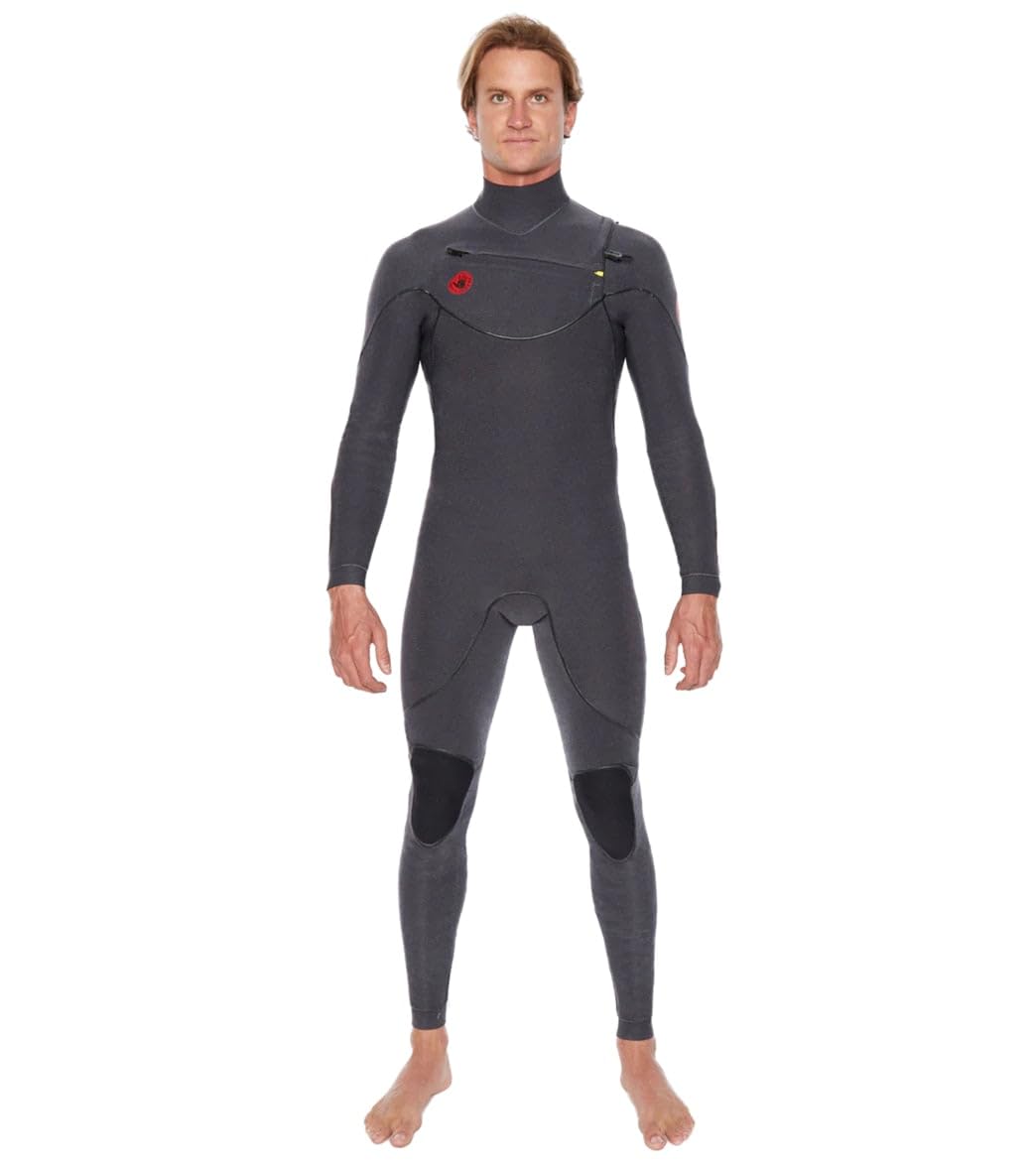 Body Glove Men's Red Cell 3/2mm Chest-Zip Full Wetsuit (Black, XL)