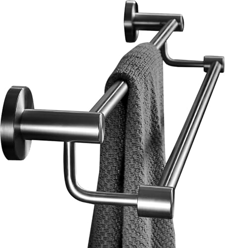 Barre à double serviette anti-rouille pour éliminer le linge humide 120cm