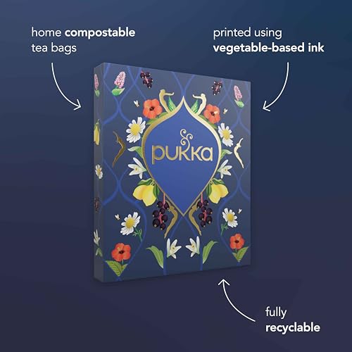 Pukka Herbs Premium Herbal Tea Selection Gift Set Box Ideal Gifts For Women & Men, Birthday, Anniversary & Self-Care Eco-Friendly Selection, 45 Tea Bags, 9 Delicious Flavours - Image 5
